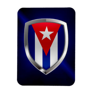 Ímã Emblema metálico de Cuba