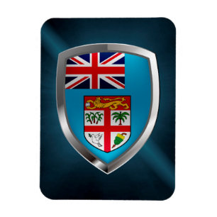 Ímã Emblema Metálico de Fiji