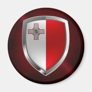 Imã Emblema Metálico de Malta