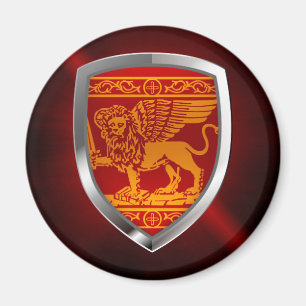 Imã Emblema Metálico de Venezia