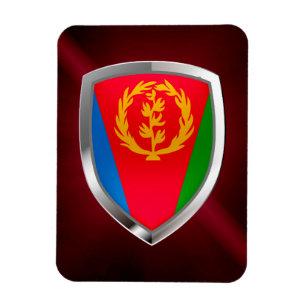 Ímã Emblema Metálico Eritreia