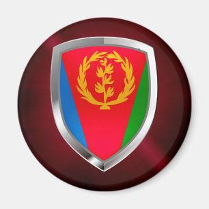 Imã Emblema Metálico Eritreia