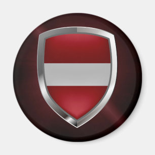 Imã Emblema Metálico Letão