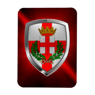 Ímã Emblema Metálico Milano