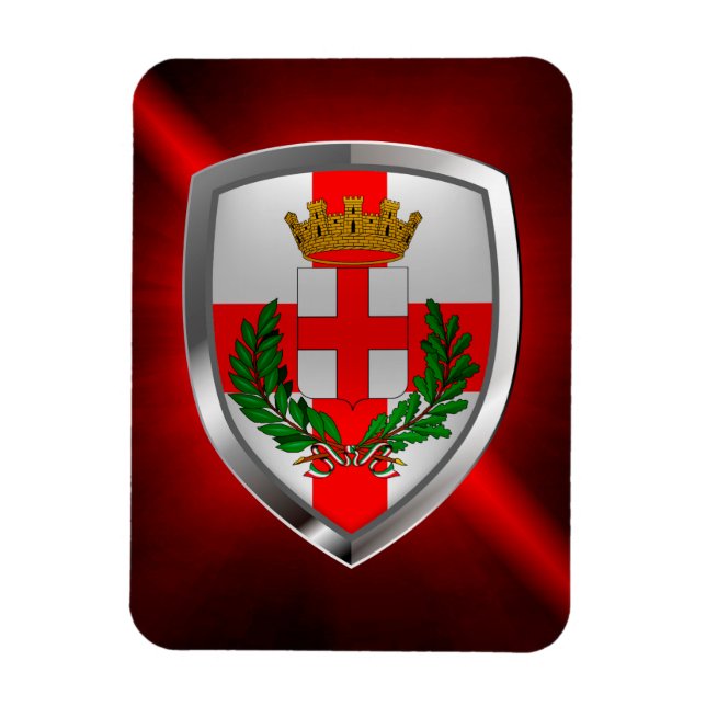 Ímã Emblema Metálico Milano (Vertical)