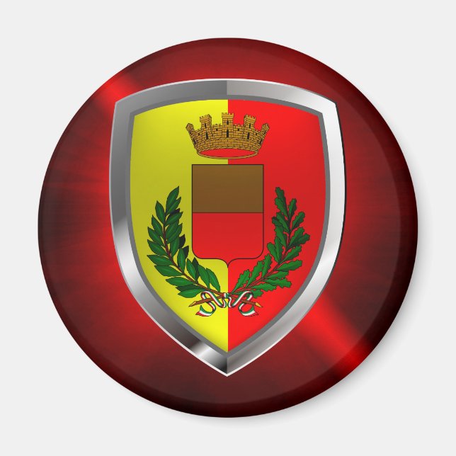 Imã Emblema Metálico Napoli (Frente)