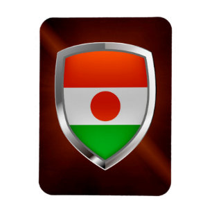 Ímã Emblema Metálico Níger