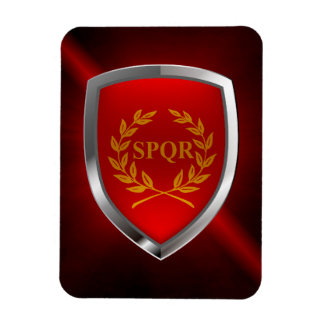 Ímã Emblema Metálico Roma