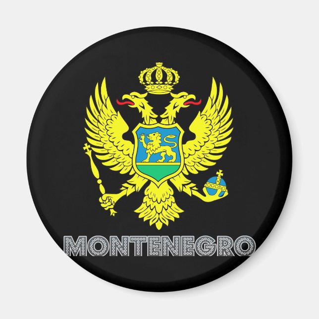 Imã Emblema montenegrino (Frente)