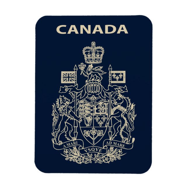 Ímã emblema nacional do Canadá (Vertical)