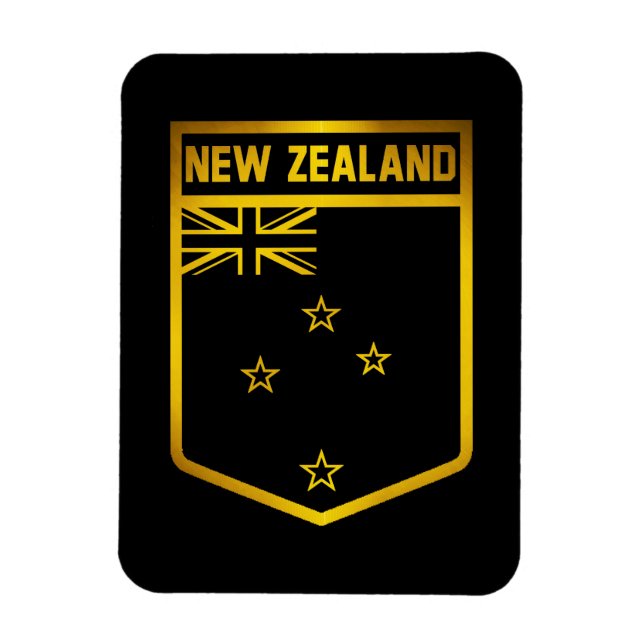 Ímã Emblema Nova Zelândia (Vertical)