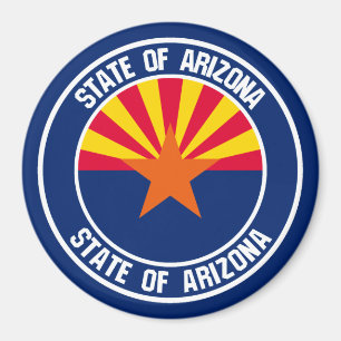 Imã Emblema redondo da arizona