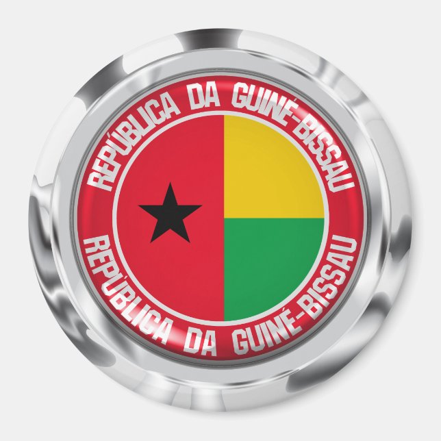 Imã Emblema redondo da Guiné-Bissau (Frente)
