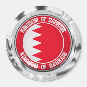Imã Emblema redondo de Barém