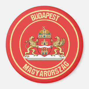 Imã Emblema redondo de Budapest