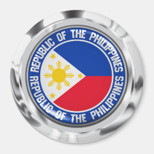 Imã Emblema redondo de Filipinas