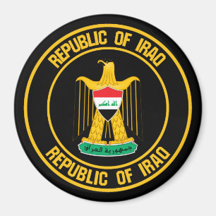 Imã Emblema redondo de Iraque