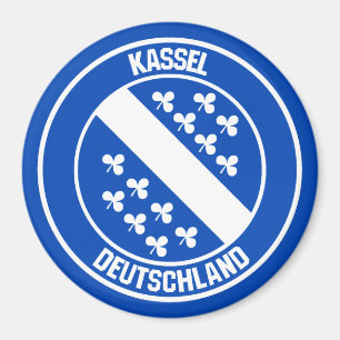 Imã Emblema Redondo de Kassel