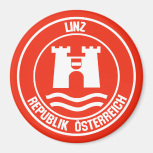 Imã Emblema Redondo de Linz