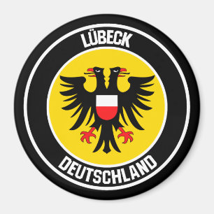 Imã Emblema Redondo de Lübeck