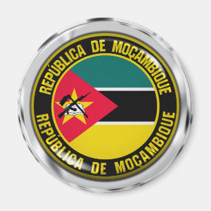 Imã Emblema redondo de Mozambique