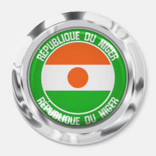 Imã Emblema redondo de Niger