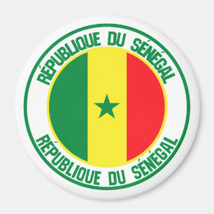 Imã Emblema redondo de Senegal