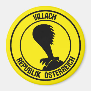 Imã Emblema Redondo de Villach