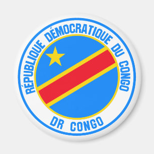 Imã Emblema redondo do Congo