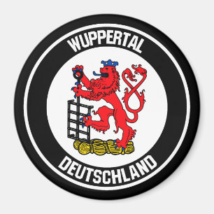 Imã Emblema redondo Wuppertal