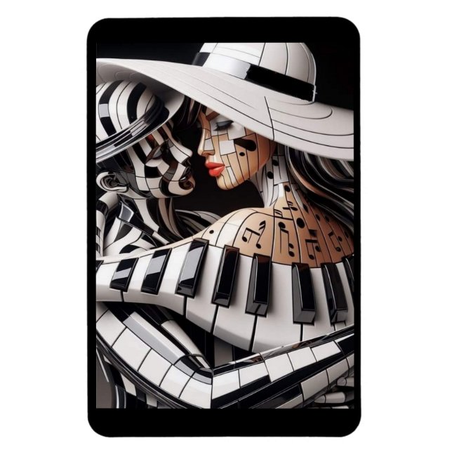 Ímã "Embraço Melódico - Magneta Artista Pensada em Mús (Vertical)