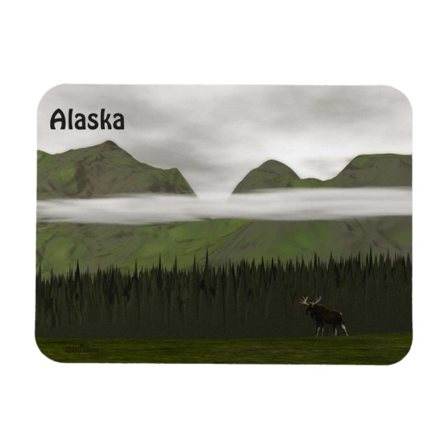 Ímã Emerald Alaska (Horizontal)