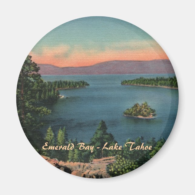 Imã Emerald Bay - Lago Tahoe Magnet (Frente)