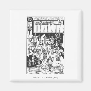 Imã Emerald Dawn Cobrir, preto e branco