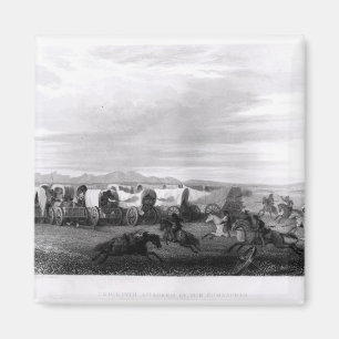 Imã Emigrantes atacados pelos Comanches