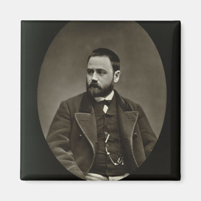 Imã Emile Zola (1840-1902) de "Galerie Contemporaine (Frente)