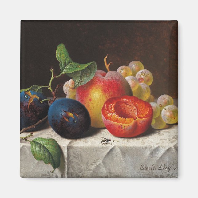 Imã Emilie Preyer: Frutas e Mosca (Frente)