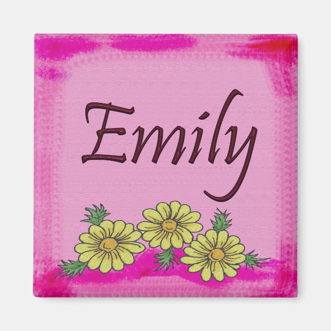Imã Emily Daisy Magnet (Frente)