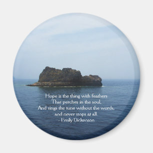 Imã Emily Dickenson Inspirational QUOTE para cura