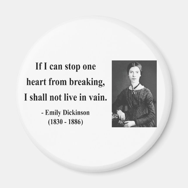 Imã Emily Dickinson Cote 6b (Frente)