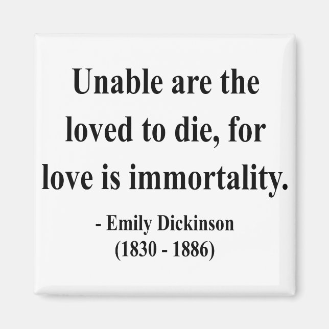 Imã Emily Dickinson Cote 8a (Frente)
