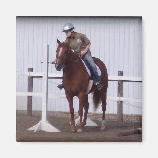 IMÃ EMILY DURANTE O SHOW DE CAVALO (Frente)