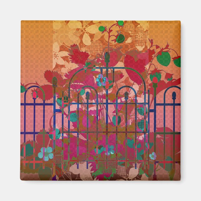 Imã Emily Poetry Strawberry Magnet (Frente)