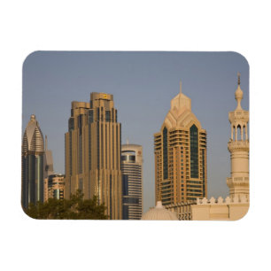 Ímã Emirados Árabes Unidos, Dubai. Minarete de mesquit
