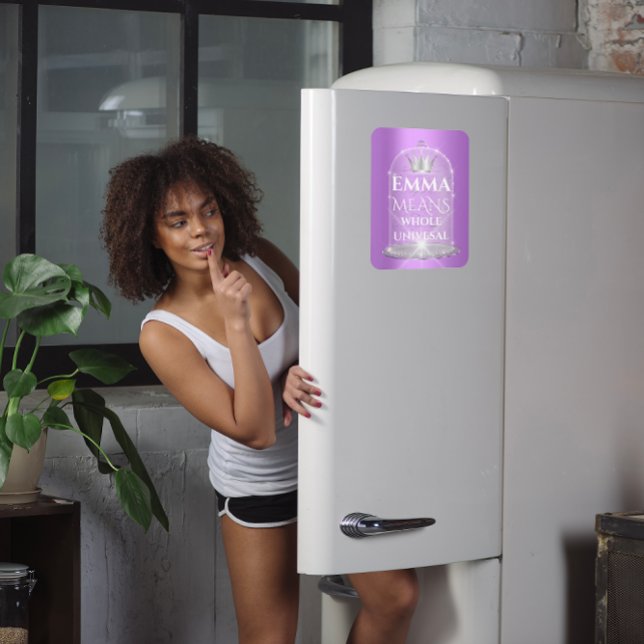 Ímã Emma Name Significa Bridal Birthday Gift Magnet (Emma Name Meaning Bridal Birthday Gift Magnet)