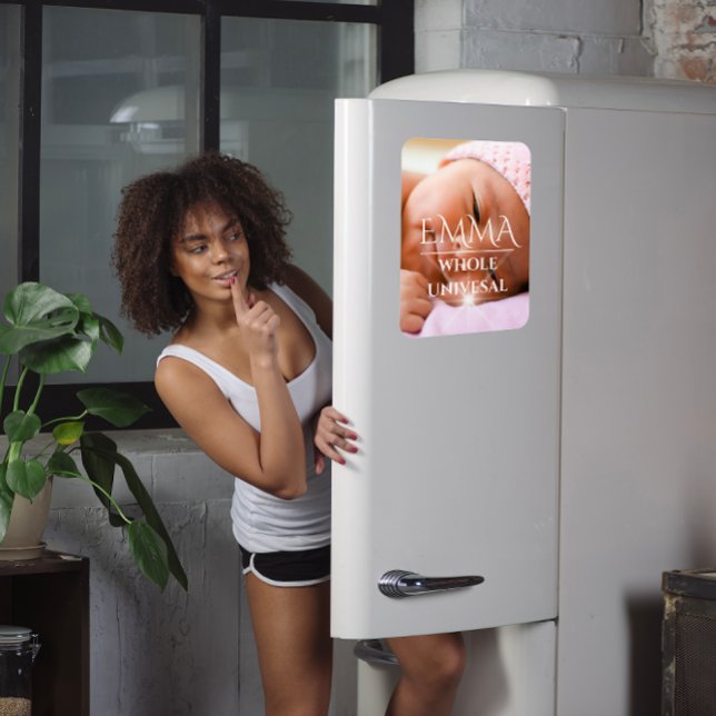 Ímã Emma Name Significa Foto do Chá de fraldas New (Emma Name Meaning Baby Shower Photo New Magnet)