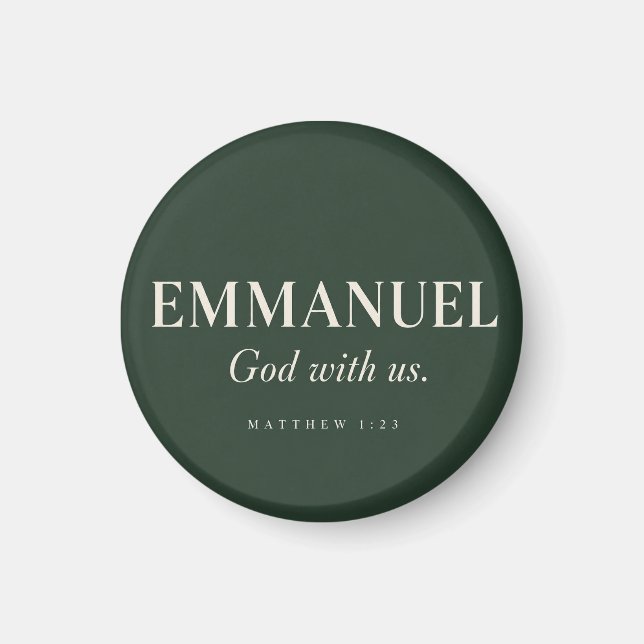 Imã EMMANUEL | Mateus 1:23 | Natal  (Frente)