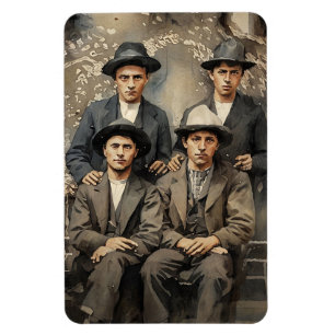 Ímã Emmet Dalton, Jesse James, Jesse Evans cowboys art