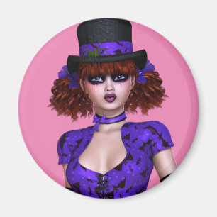 IMÃ EMO GOTHY GIRL MAGNETS