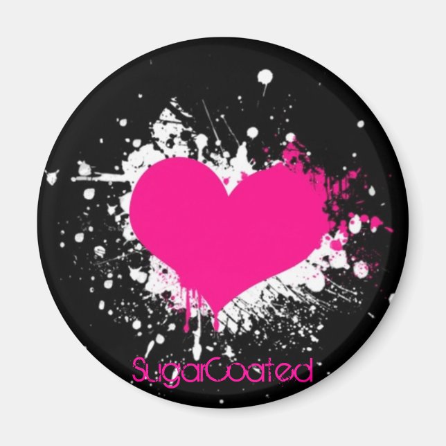 Imã Emo Heart Magnet (Frente)